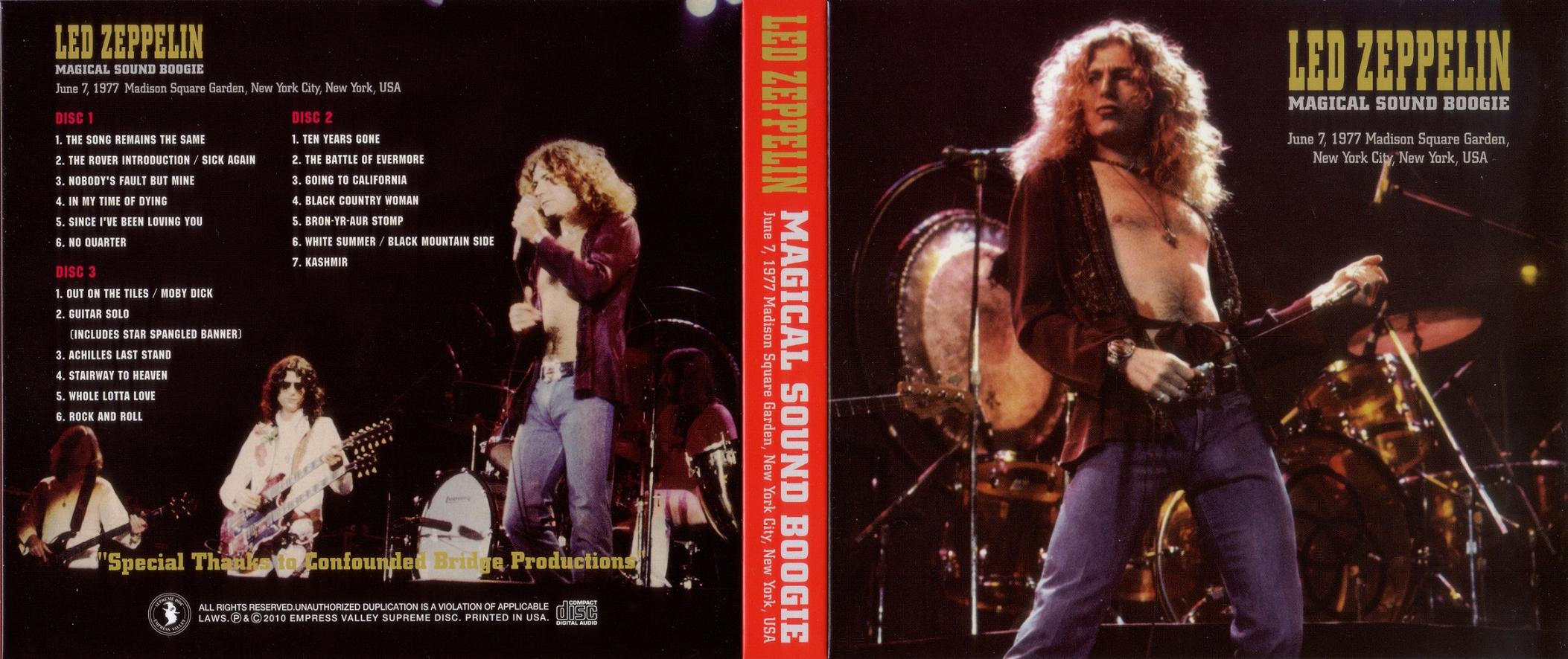 LED ZEPPELIN MAGICAL SOUND BOOGIE ACE BOOTLEGS